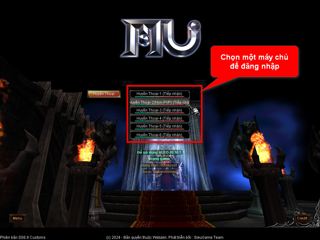 Chức năng chính của Game MU Bạch Long Chức năng chính của Game MU Bạch Long