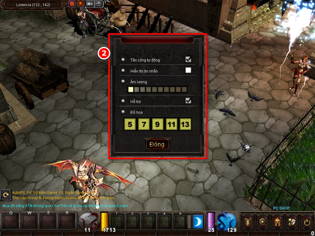 Chức năng chính của Game MU Bạch Long Chức năng chính của Game MU Bạch Long